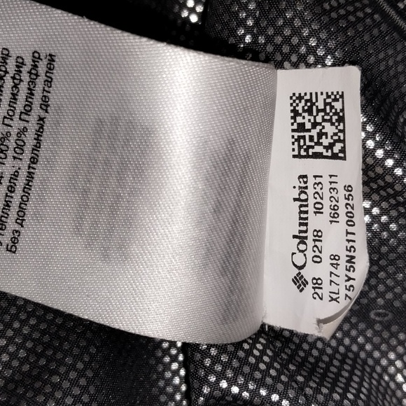 Columbia Omni-Heat Maroon Puffer Jacket Woman's Medium Full Zip - Picture 7 of 8